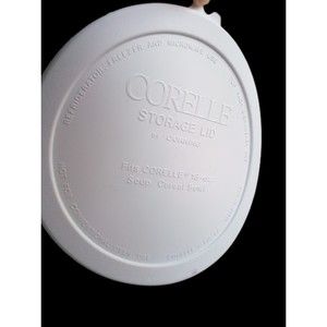 Corningware Corell 18 oz storage lid fits soup cereal bowl
